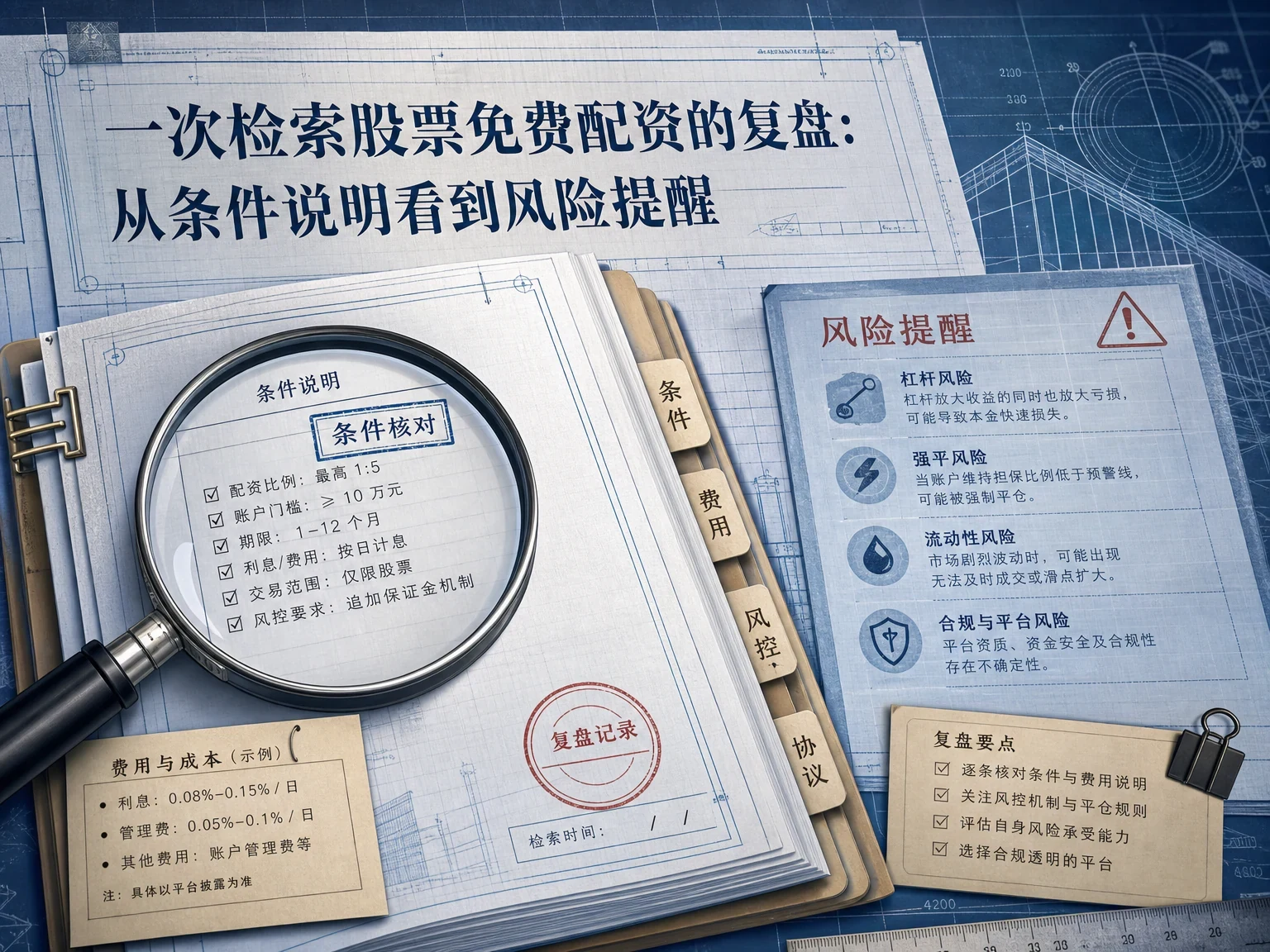 一次检索股票免费配资的复盘：从条件说明看到风险提醒 插图