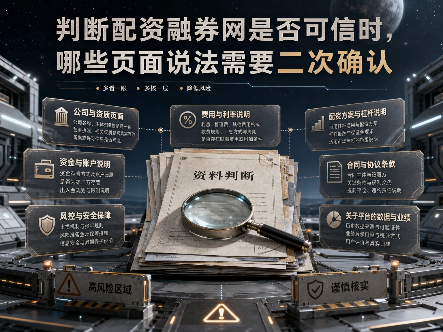 判断配资融券网是否可信时，哪些页面说法需要二次确认 插图