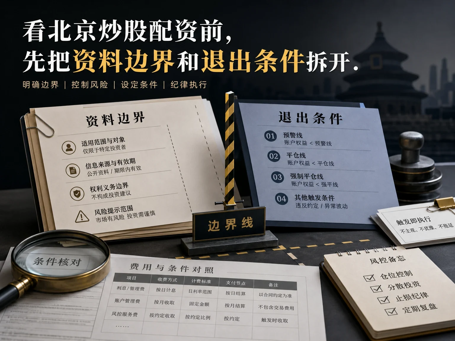 看北京炒股配资前，先把资料边界和退出条件拆开 插图